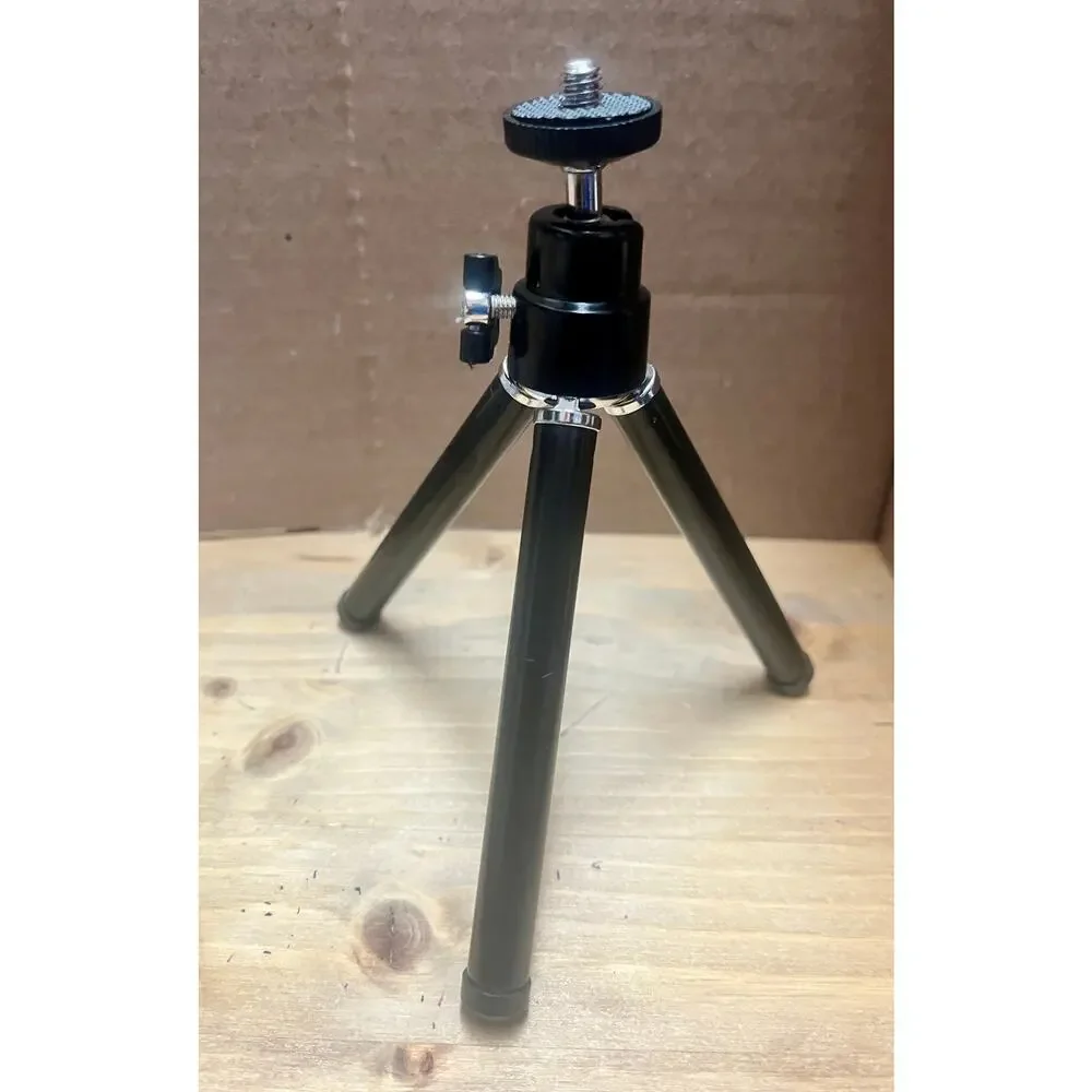 Mini Desk Swivel Tripod for Phone or Point & Shoot Camera with Pouch NEW